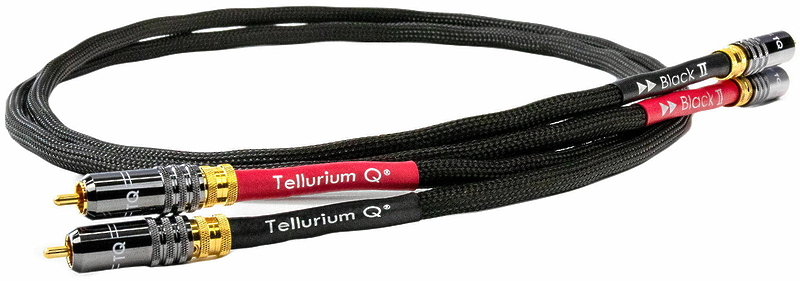Кабель межблочный аудио Tellurium Q Black II RCA 1,5м артикул 254269Si-1