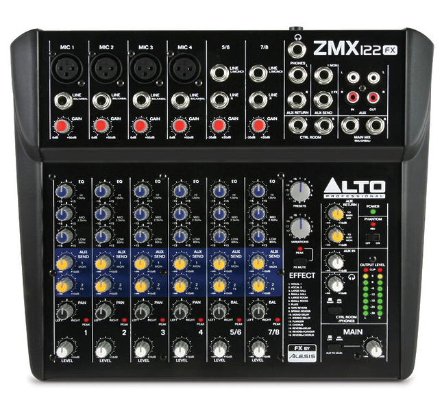 Микшер Alto ZMX122FX артикул 113474Si-1