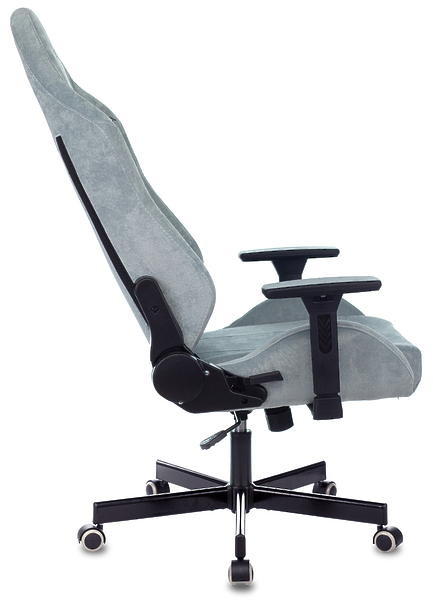 Кресло Knight N1 SKY (Game chair Knight N1 Fabric grey/l.blue Light-28 headrest cross metal) артикул 263337Si-1 фото 7