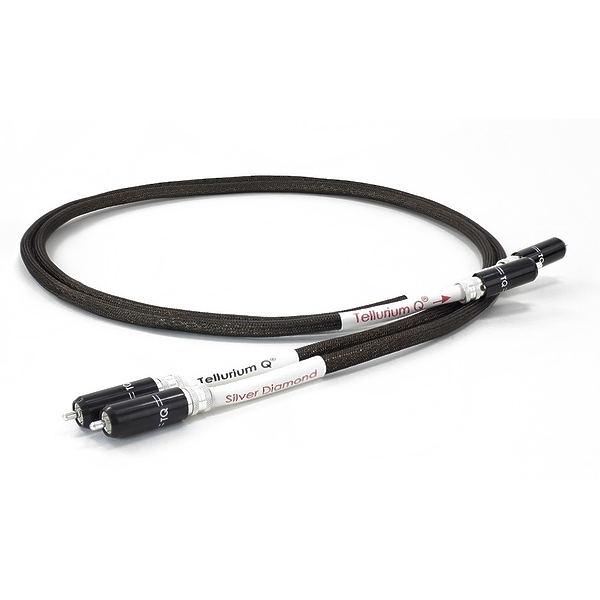 Кабель межблочный аудио Tellurium Q Silver Diamond RCA 3.0m артикул 189368Si-1