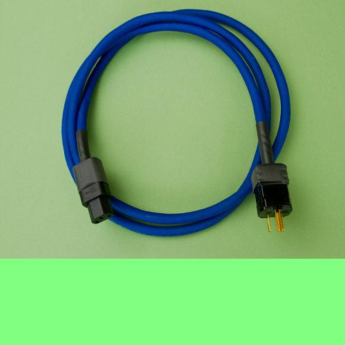 Кабель сетевой Straight Wire blue thunder 1m (IEC 15amp male - 15amp female EU) артикул 101693Si-1