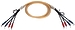 Акустический кабель Van Den Hul Mounted set 3T The Cloud SE. 3m BERRI bi-amping (4-4) gold