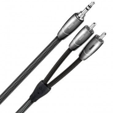 Кабель межблочный аудио AudioQuest Angel 3.5M-2RCA 0.6m артикул 235655Si-1