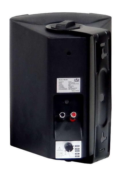Громкоговоритель настенный SVS Audiotechnik WS-30 Black артикул 239814Si-1 фото 5