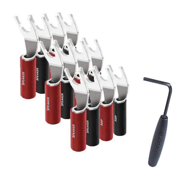 Разъем AudioQuest SureGrip 100 SPADE Silver 80 шт артикул 297230Si-1