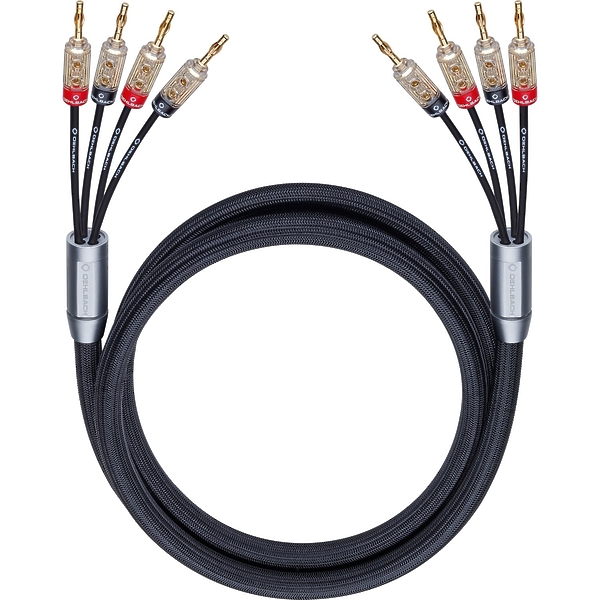 Акустический кабель Oehlbach STATE OF THE ART XXL Fusion Two Cable Set, 2x3,0m, bi-amping w.banana, D1C14325 артикул 281221Si-1 фото 3