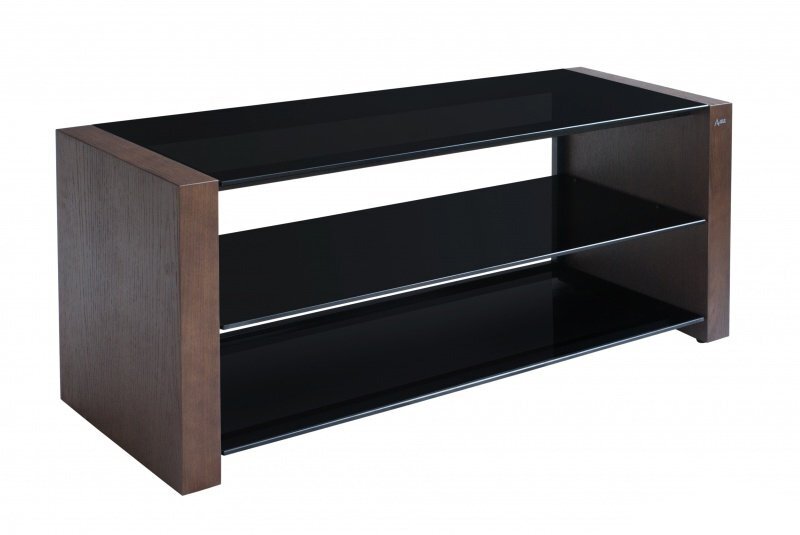 Подставка Akur CLASSIC 1500 (черный + тонированное стекло + венге) артикул 117200Si-1