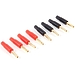 Разъем Black Rhodium Banana plug Solder & Screw 4 mm black