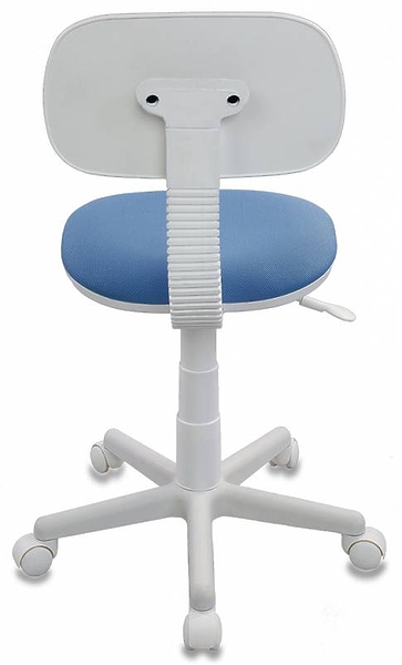 Кресло Бюрократ CH-W201NX/26-24 (Children chair CH-W201NX blue 26-24 cross plastic plastik белый) артикул 263381Si-1 фото 5