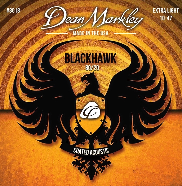 Струны для акустической гитары Dean Markley DM8018 Blackhawk 80/20 артикул 332710Si-1
