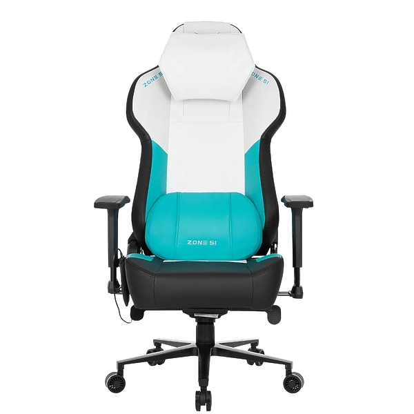 Кресло компьютерное игровое ZONE 51 IMPULSE White-Blue артикул 321597Si-1