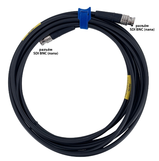 Кабель мобильный/сценический GS-PRO 12G SDI BNC-BNC (black) 5 метров артикул 313848Si-1