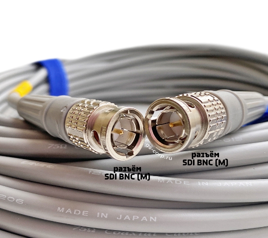 Кабель мобильный/сценический GS-PRO 12G SDI BNC-BNC (grey) 30 метров артикул 313886Si-1
