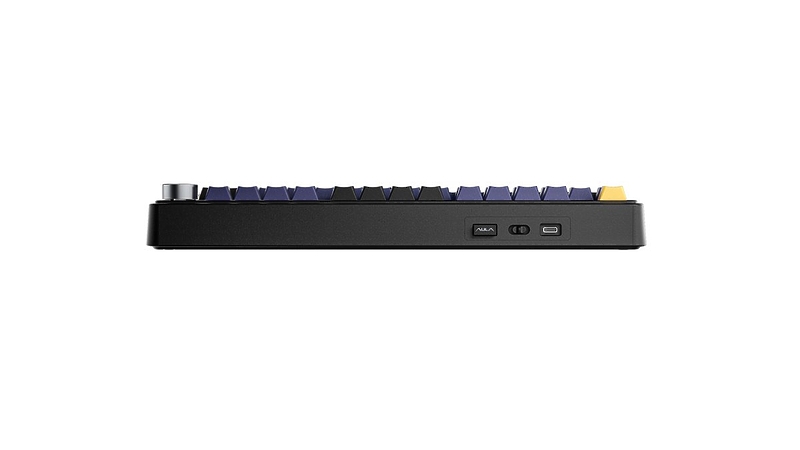 Механическая клавиатура AULA F75 Black-Dark Blue-Orange артикул 320155Si-1 фото 3