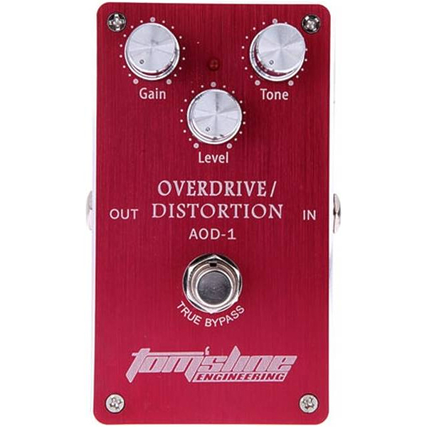 Педаль эффектов Tomsline AOD-1 Overdrive / Distortion артикул 292818Si-1