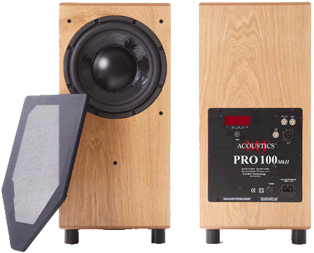 Сабвуфер MJ Acoustics Pro 100 Mk II cherry артикул 107985Si-1 фото 4