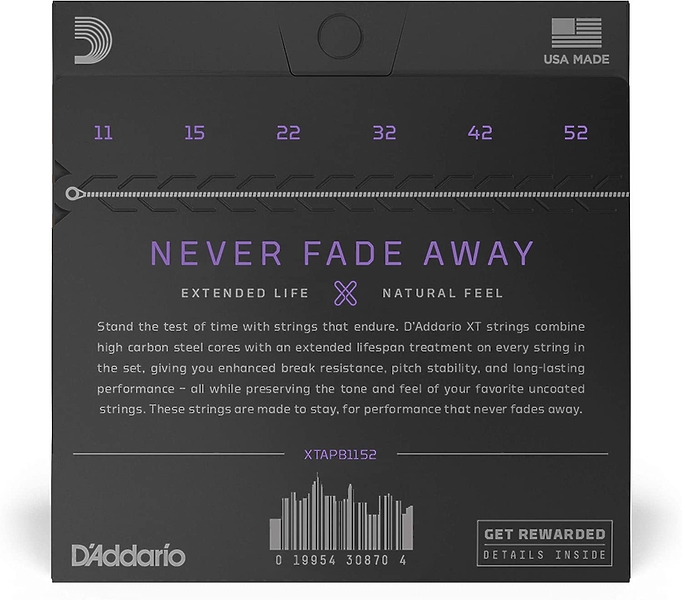 Струны D'Addario XTAPB1152 SET ACOUS XT PH BRZ CST LIGHT артикул 274027Si-1 фото 3