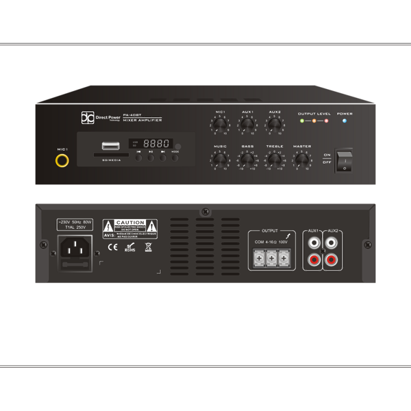Усилитель DP Technology PA-40BT артикул 193257Si-1