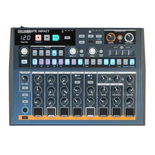 Аналоговый синтезатор ударных Arturia DrumBrute Impact артикул 192313Si-1