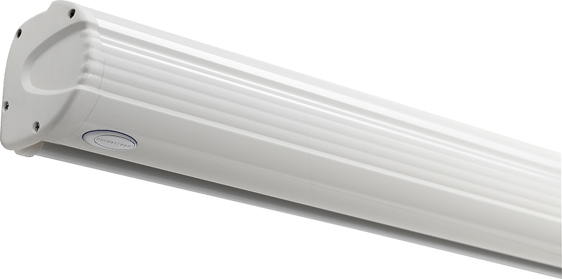 Экран Euroscreen Diplomat Electric HDTV (16:9) 200*180cm (VA190*107) GreyLight case white артикул 142875Si-1 фото 3