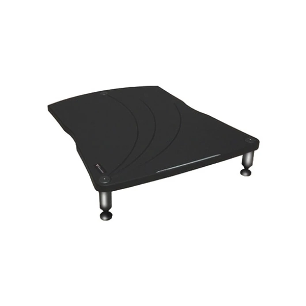 Подставка для усилителей мощности Bassocontinuo VIELLA 2.1 MC Edition bottom shelf (ножки серебро) артикул 273884Si-1
