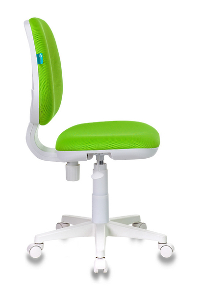 Кресло Бюрократ CH-W213/TW-18 (Children chair CH-W213 l-green TW-18 cross plastic plastik белый) артикул 263240Si-1 фото 4