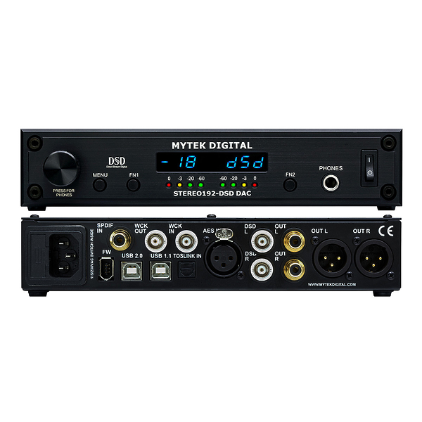 ЦАП Mytek Digital Stereo 192-DSD DAC Mastering Version Black артикул 130750Si-1