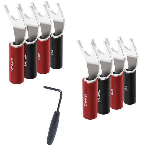 Разъемы AudioQuest SureGrip 100 - Multi-Spade (8 шт, SILVER) артикул 168326Si-1
