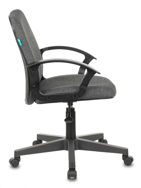 Кресло Бюрократ CH-808-LOW/#G (Office chair CH-808-LOW grey 3C1 low back cross plastic) артикул 263317Si-1 фото 4