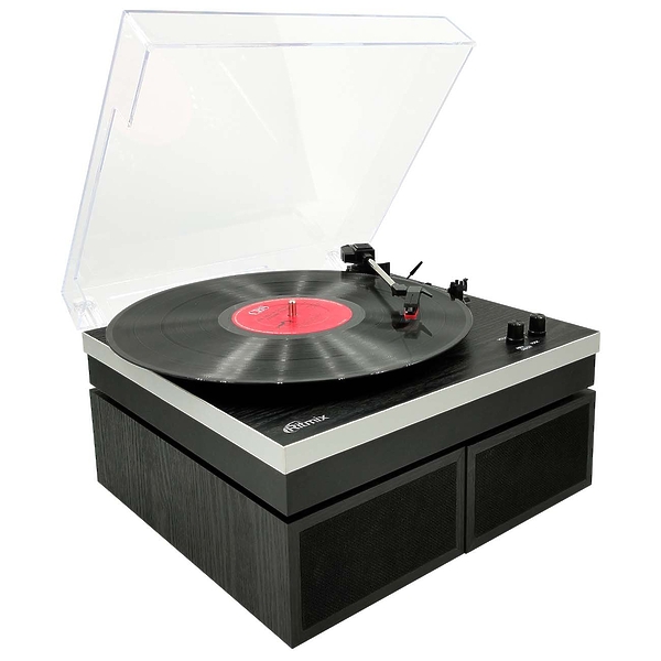 Проигрыватель винила Ritmix LP-380B Black wood артикул 256993Si-1