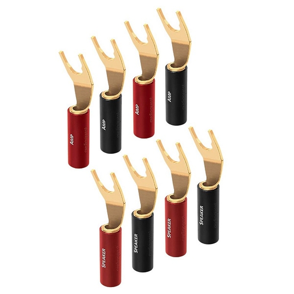 Разъем AudioQuest SureGrip 100 SPADE Gold 80 шт артикул 297229Si-1
