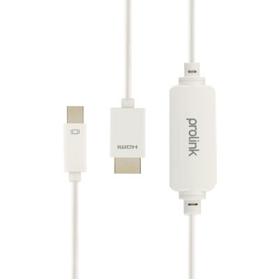 Кабель соединительный Prolink MP340 (Mini DisplayPort - HDMI  (M-M), 2м) артикул 120732Si-1