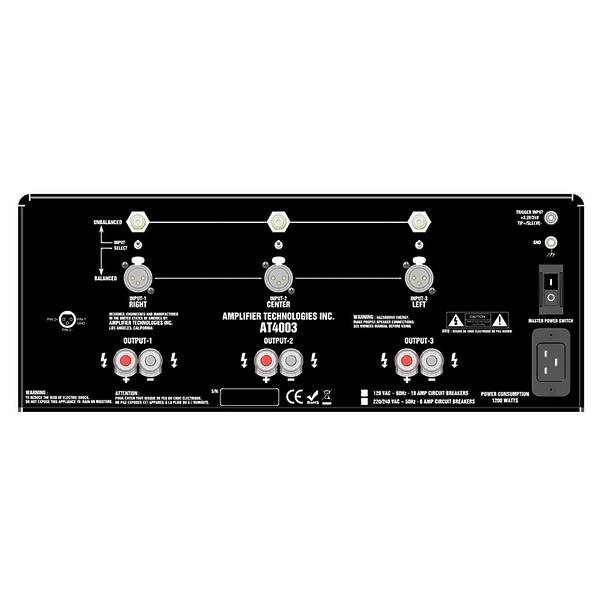 Усилитель мощности ATI AT 4003 артикул 145954Si-1 фото 3