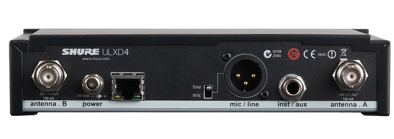 Приемник Shure ULXD4E P51 710 - 782 MHz артикул 170485Si-1 фото 3