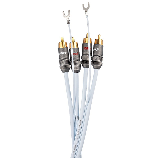 Кабель межблочный Supra Phono 2RCA-SC Blue 1.5m артикул 169460Si-1