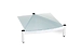 Atacama EQUINOX RS Single Shelf Module Hi-Fi - 145mm White/ARC glass