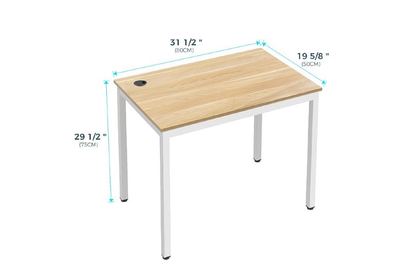 Стол письменный (для компьютера) EUREKA ERK-D04-EW Embossed Wood артикул 267000Si-1 фото 3