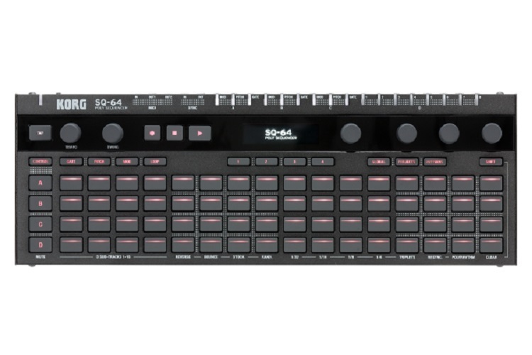 Секвенсор для аналоговых синтезаторов KORG SQ-64 артикул 241952Si-1