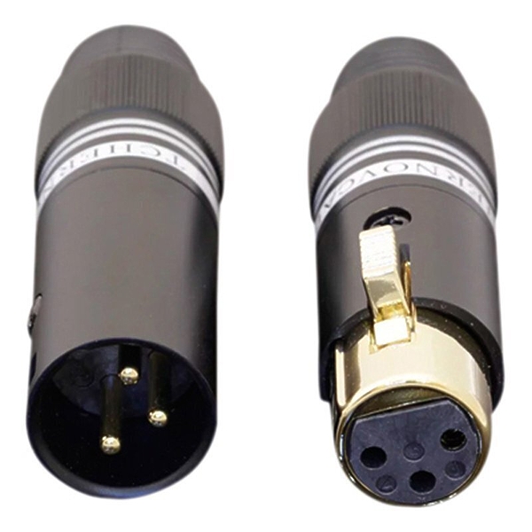 Разъем Tchernov Cable XLR Plug Classic BG whitemale/female pair артикул 176375Si-1
