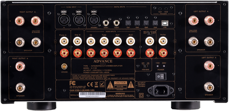 Интегральный усилитель Advance Acoustic X-i1100 артикул 254534Si-1 фото 5