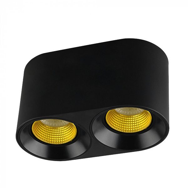 Светильник накладной Denkirs DK3096-BK+YE (Black Yellow) артикул 270715Si-1