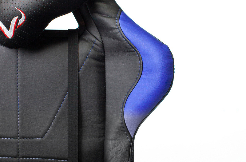 Кресло Zombie VIKING 5 AERO BLUE (Game chair VIKING 5 AERO black/blue eco.leather headrest cross plastic) артикул 263438Si-1 фото 16