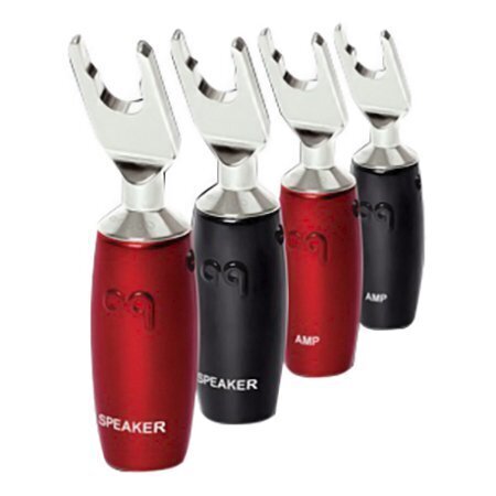 Лопатки AudioQuest SureGrip 500 - SPADE SILVER 4 шт артикул 177410Si-1
