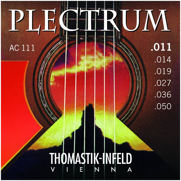 Струны для акустической гитары Thomastik AC111 Plectrum артикул 291670Si-1