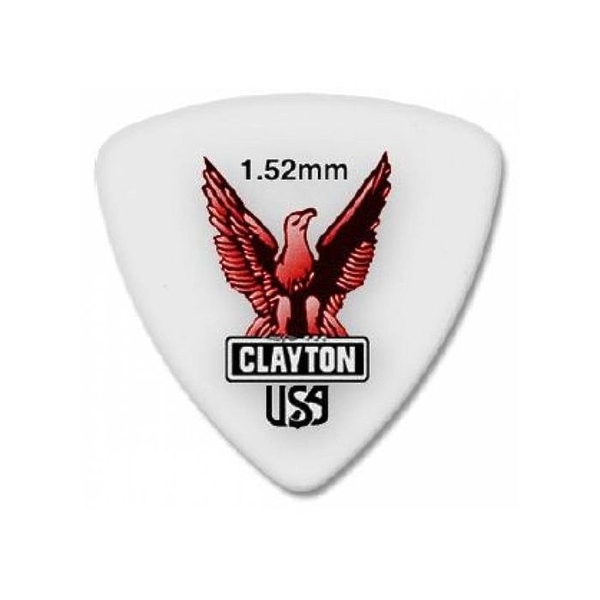 Медиаторы CLAYTON RT152/12 - 1.52 mm ACETAL polymer широкие 12 шт артикул 290644Si-1