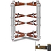 Подставка под Hi-Fi компоненты Solid Tech Rack of Silence 4 Reference Walnut/Black