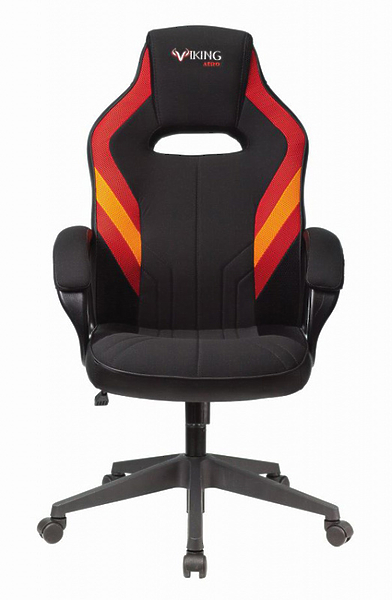 Кресло Zombie VIKING 3 AERO RED (Game chair VIKING 3 AERO black/red textile/eco.leather cross plastic) артикул 263241Si-1 фото 3