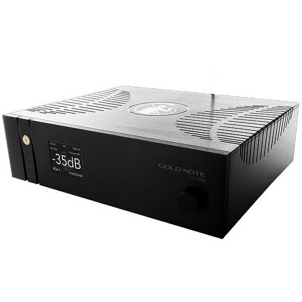 Стереоусилитель Gold Note IS-1000 Deluxe black артикул 199386Si-1 в интернет-магазине «HiFiRussia»