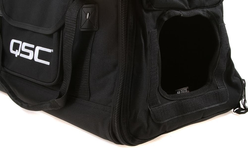 QSC K8 TOTE Всепогодный чехол-сумка для K8 с покрытием из Nylon/Cordura® артикул 340516SI-1 фото 3