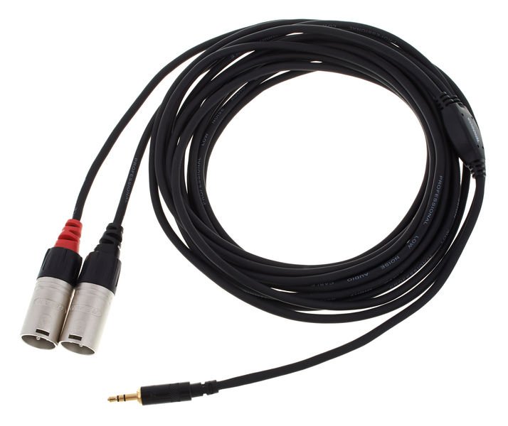 Кабель межблочный аудио Cordial CFY 3 WMM (3.5 mm — 2 x XLR male) 3.0m артикул 166838Si-1